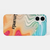 オーダーメイド Fluid Expressions  iPhone 16ケース (裏面横)