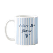 オーダーメイド Futuer Mrs ストライプ 婚約 マグカップ
