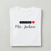 オーダーメイド Future Mrs ウェディングモノグラムTシャツ Tシャツ