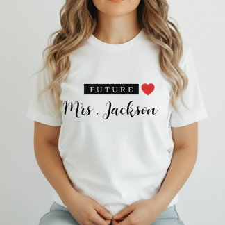 オーダーメイド Future Mrs ウェディングモノグラムTシャツ Tシャツ
