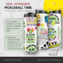 オーダーメイド "Girl-Powered Pickleball Time"