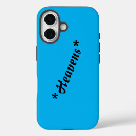 オーダーメイド "Heavens" カスタムタフiPhone 16ケース iPhone 16ケース