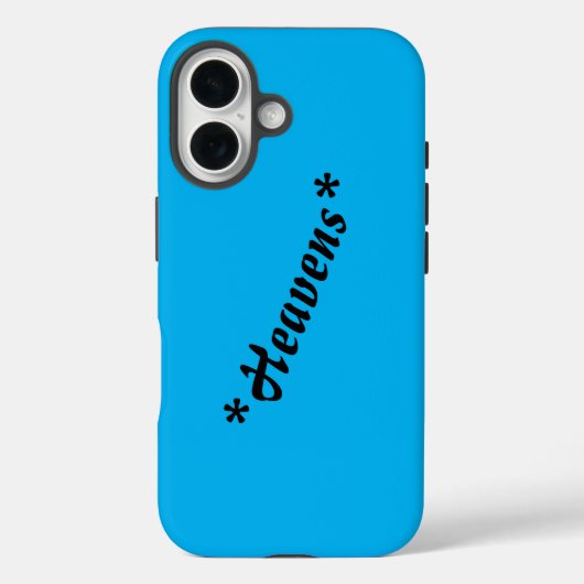 オーダーメイド "Heavens" カスタムタフiPhone 16ケース Case-Mate iPhoneケース (裏面)