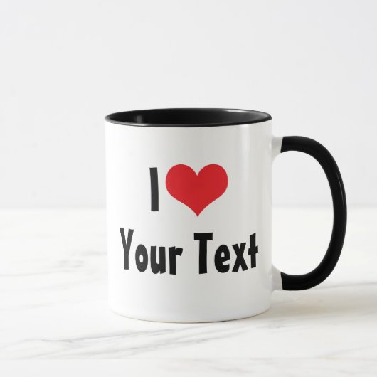 オーダーメイド I Love マグカップ (右)