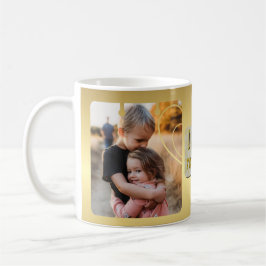 オーダーメイド "I Love MOM" フォトコラージュ コーヒーマグカップ