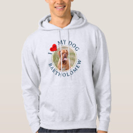 オーダーメイド I LOVE MY DOG パーカ