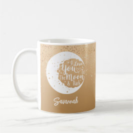 オーダーメイド I love you to the moon & back    コーヒーマグカップ