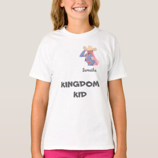 オーダーメイド Kingdom Kid カウガール キッズTシャツ Tシャツ