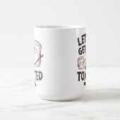 オーダーメイド "Let's Get Toasted" スモア キャンプ コーヒーマグカップ (中央)
