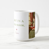 オーダーメイド “Lost in a Good Book” マグカップ (正面右)