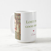 オーダーメイド “Lost in a Good Book” マグカップ (正面左)
