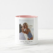 オーダーメイド Love You Mama 写真入り マグカップ (中央)