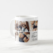 オーダーメイド Love You Nana 9枚写真入り コーヒーマグカップ (正面左)