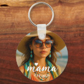オーダーメイド Mama Est Year ママへのカスタムギフト キーホルダー (正面)