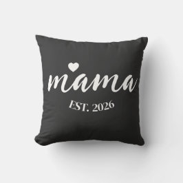 オーダーメイド Mama Est Year ママへのカスタムギフト クッション