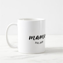 オーダーメイド Mama Est Year ママへのカスタムギフト
