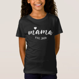 オーダーメイド Mama Est Year ママへのカスタムギフト Tシャツ