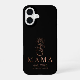 オーダーメイド MAMA Rose シンプル iPhone ケース | Cu