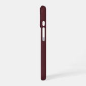 オーダーメイド MAMA Rose バーガンディ iPhoneケース iPhone 16ケース (左側面)