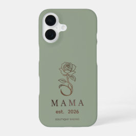 オーダーメイド MAMA Rose 象牙色 iPhoneケース iPhone 16ケース