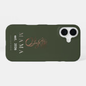 オーダーメイド MAMA Rose Olive iPhoneケース iPhone 16ケース (裏面横)