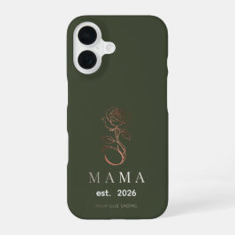 オーダーメイド MAMA Rose Olive iPhoneケース iPhone 16ケース