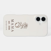 オーダーメイド MAMA Rose Stone iPhoneケース iPhone 16ケース (裏面横)