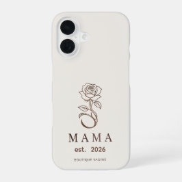 オーダーメイド MAMA Rose Stone iPhoneケース iPhone 16ケース