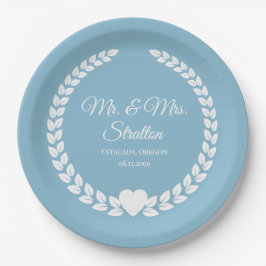 オーダーメイド Mr. & Mrs. 新婚カップル ペーパープレート