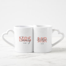 オーダーメイド Mr + Mrs EST 名前 ウェディング