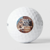 オーダーメイド Srixon Soft Feel ギフト カスタム ゴルフボール (正面)
