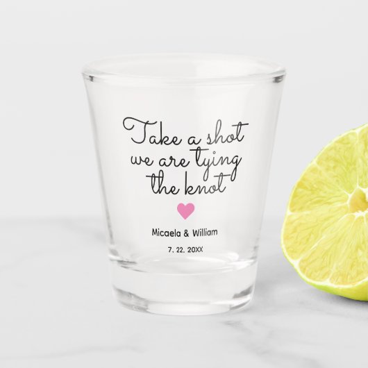 オーダーメイド Take a Shot ショットグラス (正面)