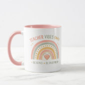 オーダーメイド Teacher Vibes Only マグカップ (左)