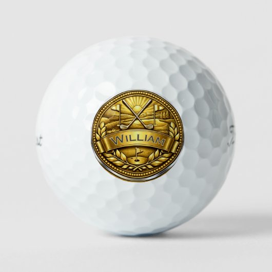 オーダーメイド Titleist Pro V1 ゴルフボール (正面)