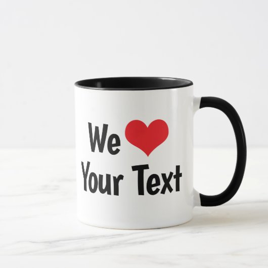 オーダーメイド We Love マグカップ (右)