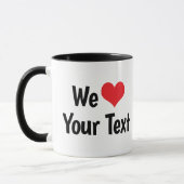 オーダーメイド We Love マグカップ (左)
