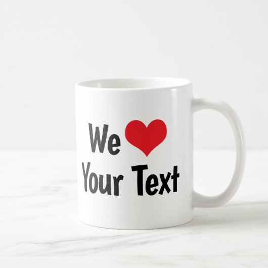 オーダーメイド We Love マグカップ (右)