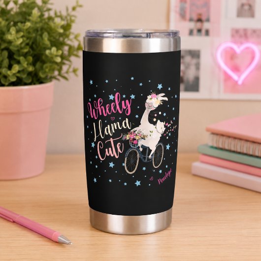 オーダーメイド Wheely Llama Cute  保温保冷タンブラー