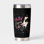 オーダーメイド Wheely Llama Cute  保温保冷タンブラー (背面)