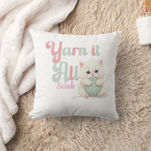 オーダーメイド Yarn it All クッション (ブランケット)
