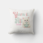 オーダーメイド Yarn it All クッション (正面)