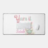 オーダーメイド Yarn it All デスクマット  (キーボード&マウス)