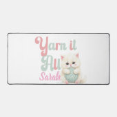 オーダーメイド Yarn it All デスクマット  (正面)