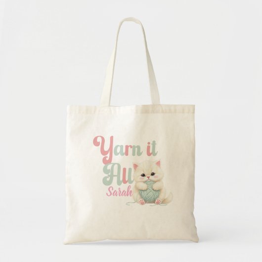 オーダーメイド Yarn it All トートバッグ (正面)