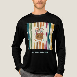オーダーメイド You've Got This 猫 ミドルスクール シ トライブレンドTシャツ