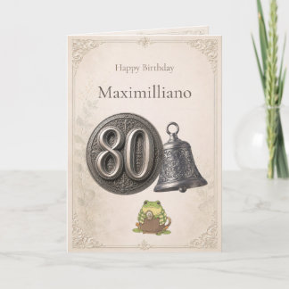 オーダーメイド Zochi 80歳の誕生日 カード
