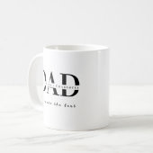 オーダーメイドDADネームマグ コーヒーマグカップ (正面左)