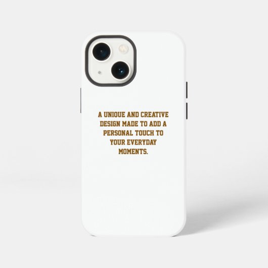 オーダーメイドiPhone 13 Miniタフケース iPhoneケース (裏面)