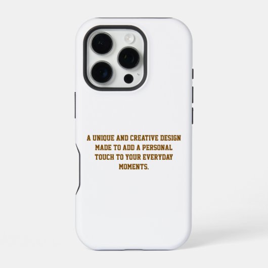 オーダーメイドiPhone 16 Pro タフケース iPhoneケース (裏面)
