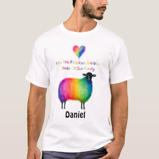 オーダーメイドLGBTQレインボーひつじ Tシャツ